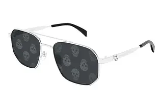 Alexander McQueen AM0458S 004 SILVER