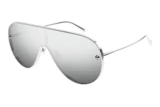 Alexander McQueen AM0481S 004 SILVER