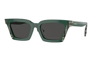 Burberry BE4392U 405687 Dark GreyGreen/Check Green