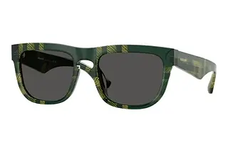 Burberry BE4431U 412587 Dark GreyCheck Green