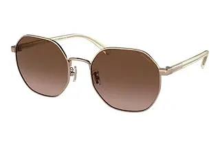 Coach HC7147 93315M Brown Peach FlashShiny Rose Gold