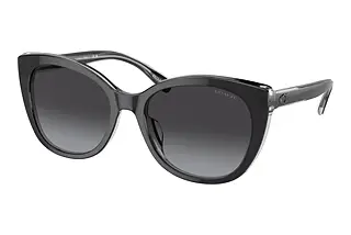 Coach HC8365U 57458G Grey GradientBlack/Transparent Grey