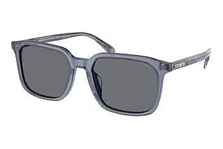 Coach HC8411U 582087 Blue SolidTransparent Blue