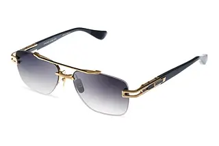 DITA DTS-138 01A DARK GREY TO CLEARYELLOW GOLD/BLACK
