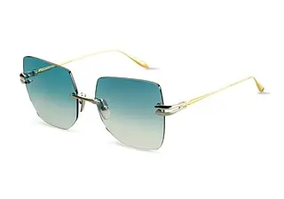 DITA DTS-155 03A DARK TURQUOISE TO CLEAR GRADIENTSILVER - WHITE GOLD