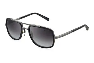 DITA DTS-412 02A DARK GREY TO CLEAR GRADIENTANTIQUE SILVER - MATTE BLACK