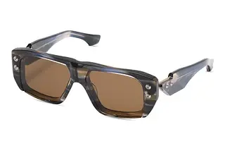 DITA DTS-466 03A BROWNCOSMIC SWIRL - BRUSHED WHITE GOLD