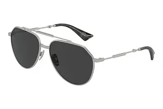 Dolce & Gabbana DG2302 136648 Polarized BlackMatte Silver