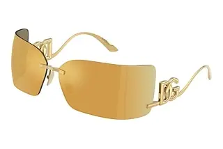 Dolce & Gabbana DG2319 02/5A Brown Mirror GoldGold