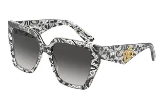 Dolce & Gabbana DG4438 32878G Grey GradientBlack Lace