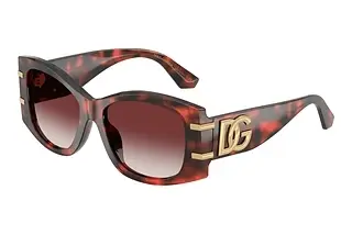 Dolce & Gabbana DG4501 33588H Clear Gradient Dark BrandyRed Havana
