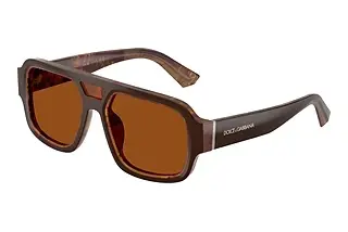 Dolce & Gabbana DG4516 345673 Dark BrownTop Brown/Pearl Gold & Brown