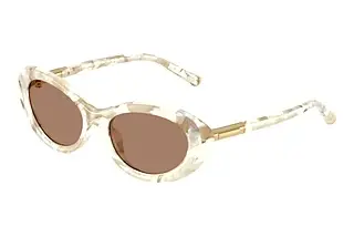 Dolce & Gabbana DG4519 346173 Solid BrownPearl Havana Cream