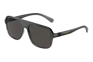 Dolce & Gabbana DG6134 325787 Dark GreyTransparent Grey/Black