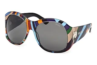Emilio Pucci EP0233 99A grauAnimalier/Einfarbig