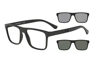 Emporio Armani EA4115 58011W ClearMatte Black
