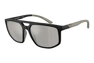 Emporio Armani EA4248U 50016G Light Grey Mirror SilverMatte Black