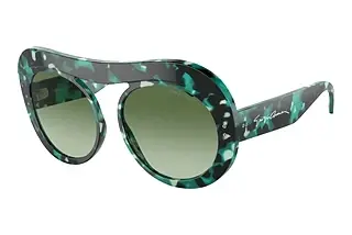 Giorgio Armani AR8178 56558E Gradient GreenGreen Tortoise