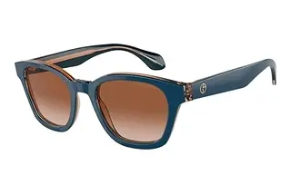 Giorgio Armani AR8207 608513 Gradient BrownTop Blue/Transparent Brown