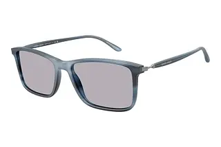 Giorgio Armani AR8218 6165M3 Photo GreyMatte Striped Blue