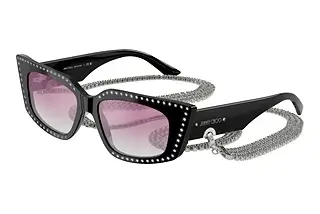 Jimmy Choo JC5033B 500058 Clear Gradient Fuxia Mirror SilverBlack
