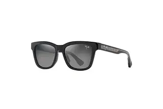 Maui Jim Hanohano GS644-14A Neutral GreyShiny Black w/Trans Light Grey