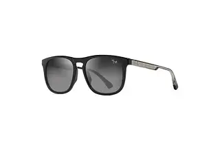 Maui Jim Kupaa GS641-14 Neutral GreyShiny Black w/Trans Light Grey