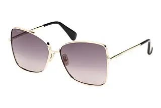 Max Mara MM0097 32B grau verlaufendGlänzend Blassgold