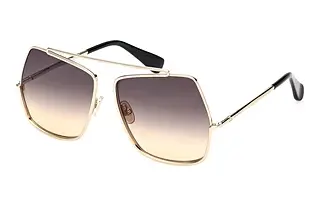 Max Mara MM0102 32B grau verlaufendGlänzend Blassgold