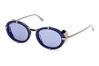 Max Mara MM0103 90X blau verspiegeltGlänzend Blau