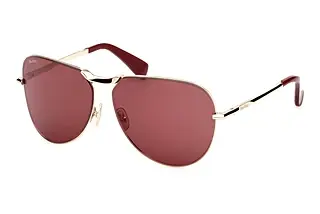 Max Mara MM0134 32S bordeauxGlänzend Blassgold