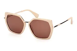 Max Mara MM0136 25E braunGlänzend Elfenbein