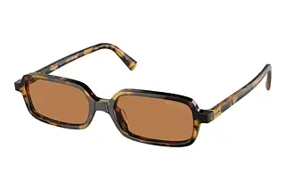Miu Miu MU 11ZS VAU2Z1 BrownHoney Havana