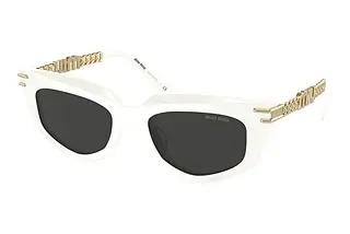 Miu Miu MU 12WS 1425S0 Dark GreyWhite