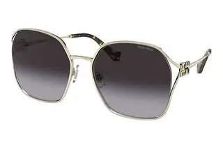 Miu Miu MU 52WS ZVN5D1 Grey GradientPale Gold