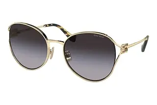 Miu Miu MU 53YS ZVN5D1 Grey GradientPale Gold