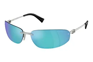 Miu Miu MU A50S 1BC10K Light Green Mirror BlueSilver