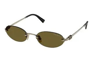 Miu Miu MU A54S 26C09Z Dark BrownOld Gold
