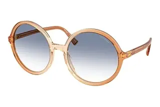 Miu Miu MU B02S 26G80O Clear Gradient Light BlueBrown Gradient Brandy