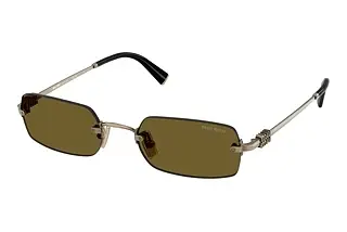 Miu Miu MU B50S 26C09Z Dark BrownOld Gold