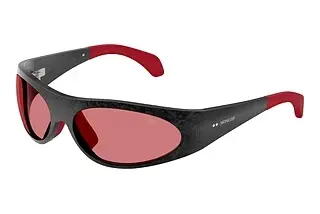 Moncler ME7001 9002/1 Red SolidSemi Shiny Black Carbon