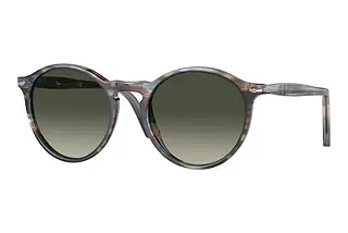 Persol PO3285S 115571 Gradient GreyStriped Blue