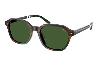 Polo PH4234U 631571 Bottle GreenShiny Striped Brown