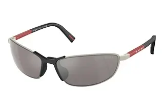 Prada Linea Rossa PS 55ZS 18X80I Purple Brown Mirror SilverMatte Champagne