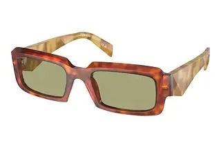Prada PR 27ZS 11P60C GreenCognac Tortoise