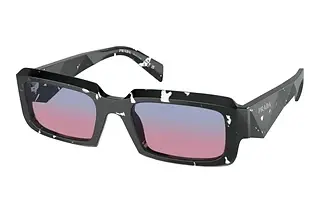 Prada PR 27ZS 15O60E Clear Gradient Blue Gradient MagentaBlack Crystal Tortoise
