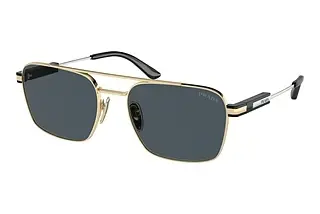Prada PR 67ZS ZVN09T Dark GreyPale Gold