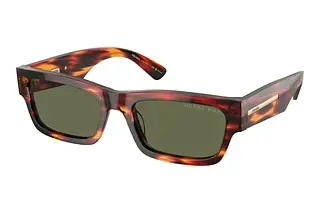 Prada PR A03S 13O03R Green PolarRed/Black Havana