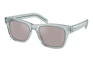 Prada PR A17S 19T80F Grey Polarized Mirror GoldTransparent Azure