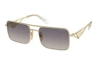 Prada PR A52S ZVN30C Gradient Blue Mirror SilverPale Gold
